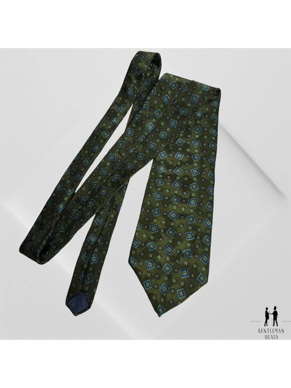 Liberty of London Necktie Mens 100% Silk Designer Geometric 57x3.3/4 Tie
